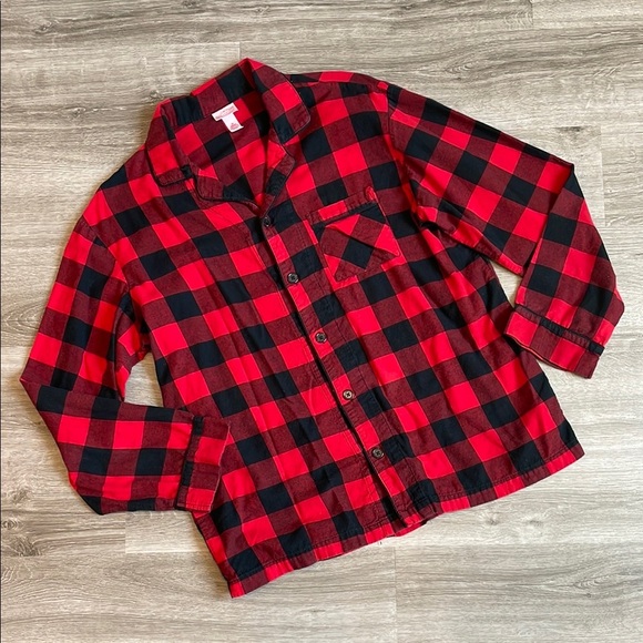 Wondershop at Target Red and Black Plaid Men's Sleepwear - Picture 1 of 3